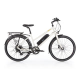 Load image into Gallery viewer, Nova S (17”) 44cm step through trapeze frame electric bike with 26” wheels