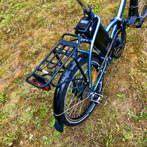 Pre-owned Juicy Compact Plus 20 folding electric bike ridden less than 10 miles