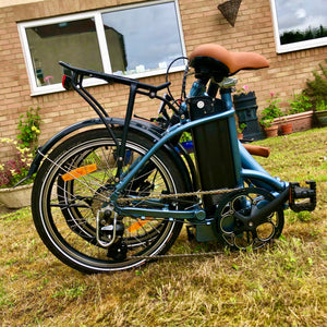Pre-owned Juicy Compact Plus 20 folding electric bike ridden less than 10 miles