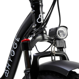 Hygge Vester Step folding electric bike with 20" fat tyres