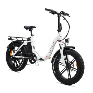 Hygge Vester Step folding electric bike with 20" fat tyres