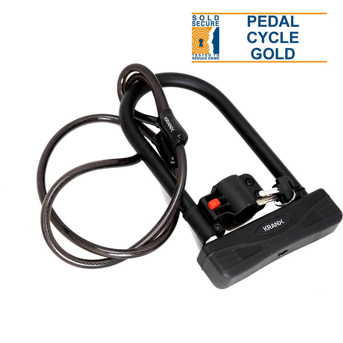 Citadel Plus 16mm 270mm U-Lock With Security Cable (GOLD Sold Secure)
