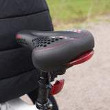 Load image into Gallery viewer, Comfort gel saddle with rear light
