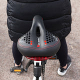 Load image into Gallery viewer, Comfort gel saddle with rear light
