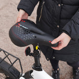 Load image into Gallery viewer, Comfort gel saddle with rear light
