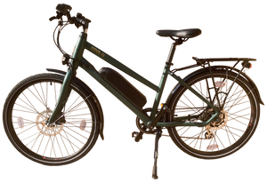 Nova S (17”) 44cm step through trapeze frame electric bike with 26” wheels