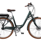 Load image into Gallery viewer, Omega step through, low seat electric bike with 26&quot; wheels
