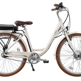 Load image into Gallery viewer, Omega step through, low seat electric bike with 26&quot; wheels
