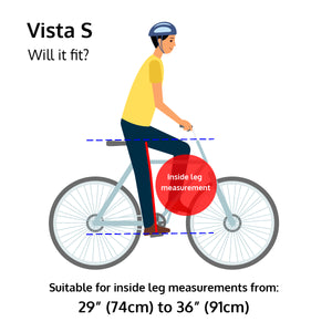 Vista S Connect+ step through electric bike