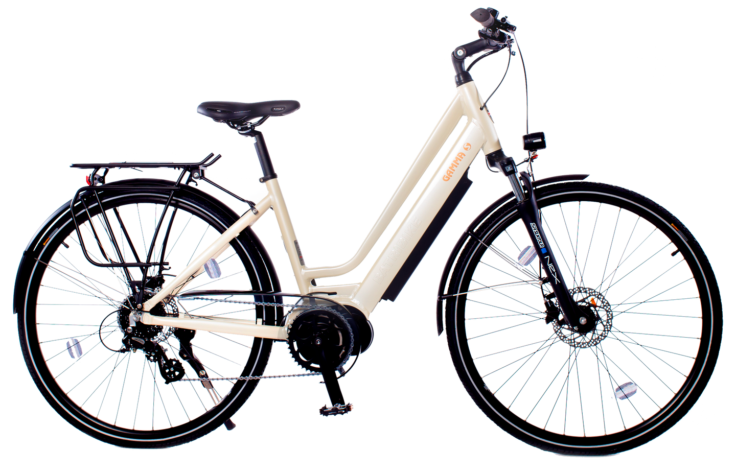 Gamma S Connect high torque crank motor step through electric